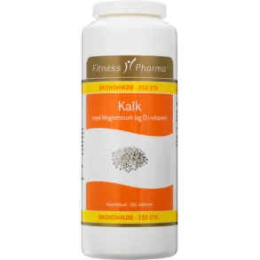 Fitness Pharma kalk med magnesium og D3 350 kapsler