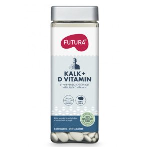 Futura Kalk +D vitamin - 350 tabletter.