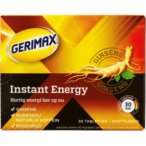 Gerimax Instant Energy 30 tabletter