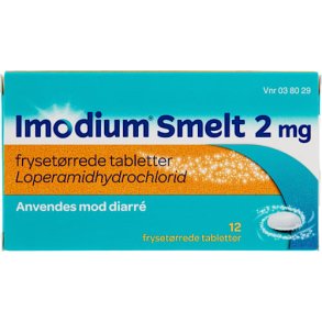 Imodium Smelt 2mg 12 tabletter