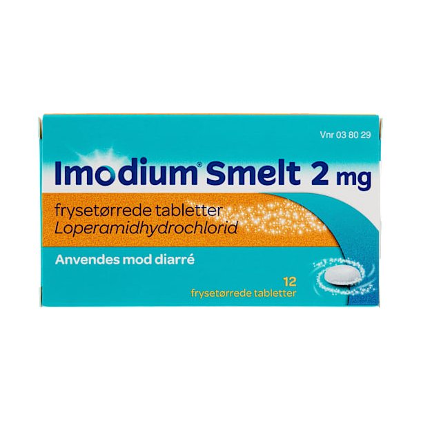 Imodium Smelt 2mg 12 tabletter