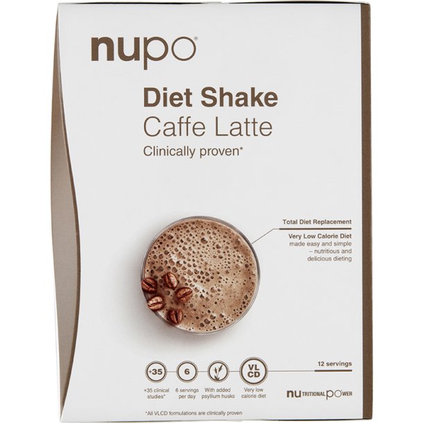 NUPO Diet Shake Caffe Latte 12 breve