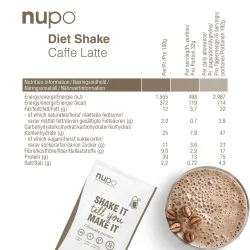 NUPO Diet Shake Caffe Latte 12 breve