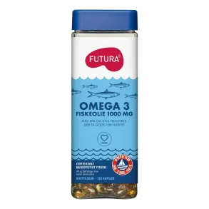 Futura Omega 3 fiskeolie 1000 mg - 150 kapsler