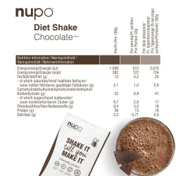 NUPO Diet Shake Chocolate 12 breve