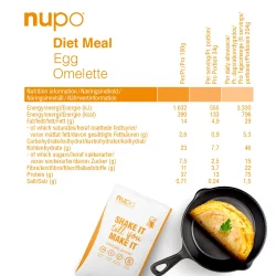 NUPO Diet Meal Egg Omelette 10 breve