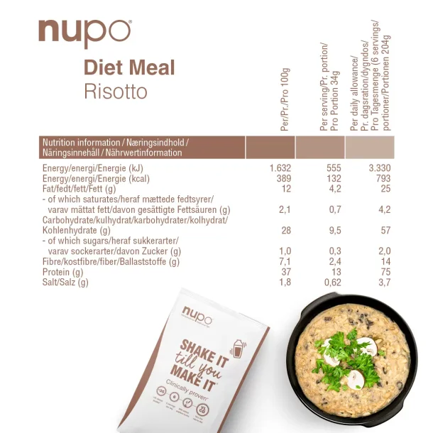 NUPO Diet Meal Risotto 10 breve