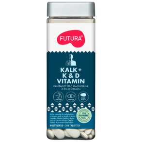 Futura Kalk + K & D vitamin - 300 tabletter