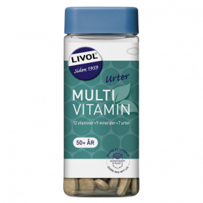 Livol Multi vitamin 50+ med urter 150 stk