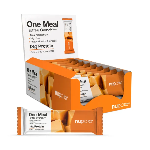 Nupo One Meal Bar � Toffee Crunch, 15 m�ltider.