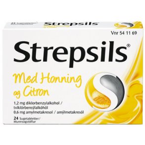 Strepsils honning & citron 24 stk.