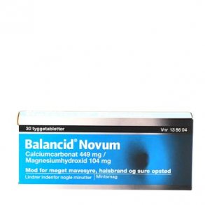Balancid Novum 30 stk. mod mavesyre 